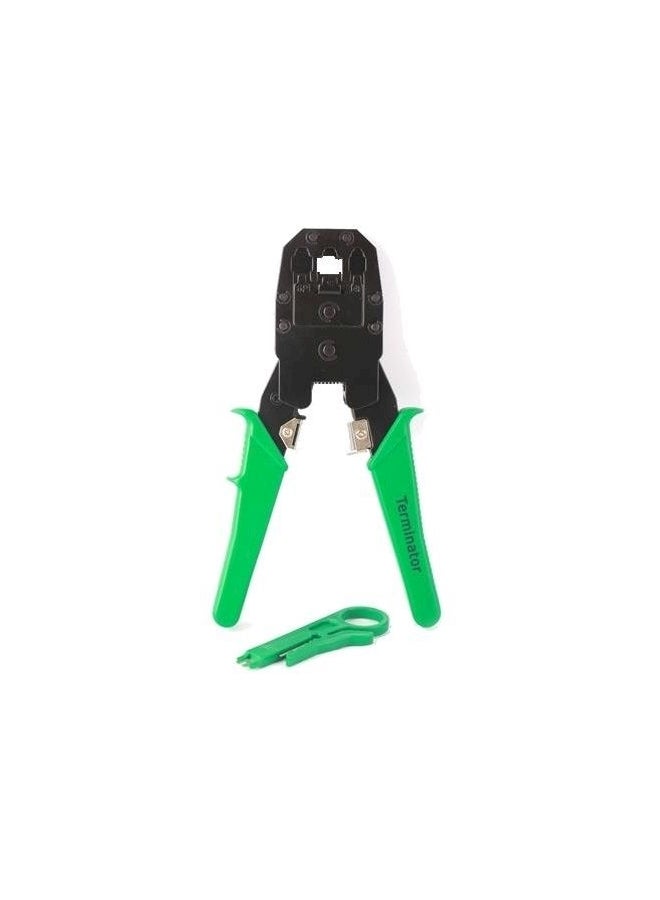 Terminator 3 In 1 Heavy Duty Crimping Tool Green - Image 1