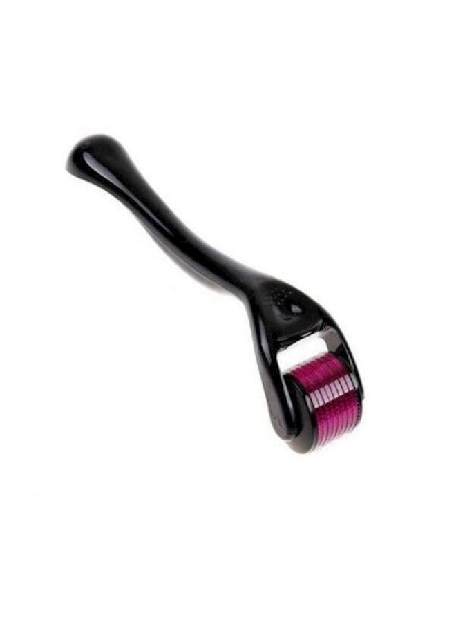 Micro Needles Derma Roller Massager Black/Pink - Image 1