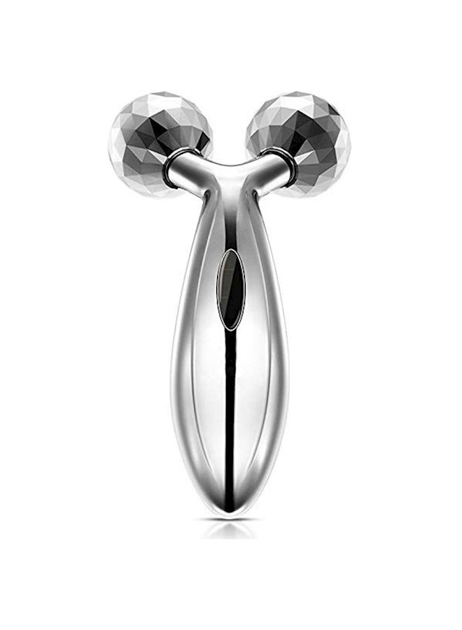 3D Face Massage Roller Silver 168grams - Image 1