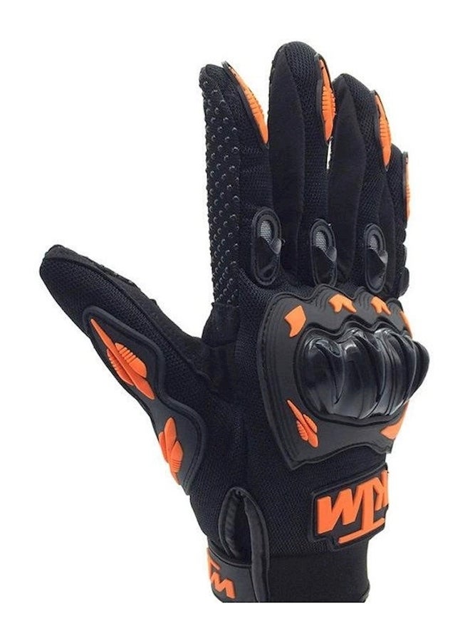 كي تي ام طقم قفازات تغطي الأصابع بالكامل لركوب الدراجة، من قطعتين L - Image 1
