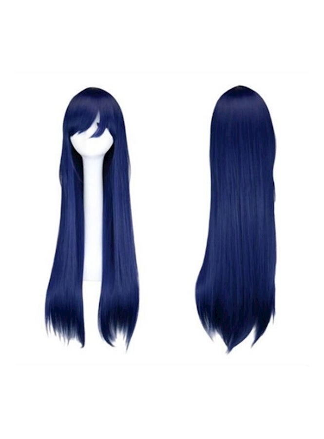 Generic Straight Umi Sonoda Cosplay Wig Blue 80cm  - Image 1
