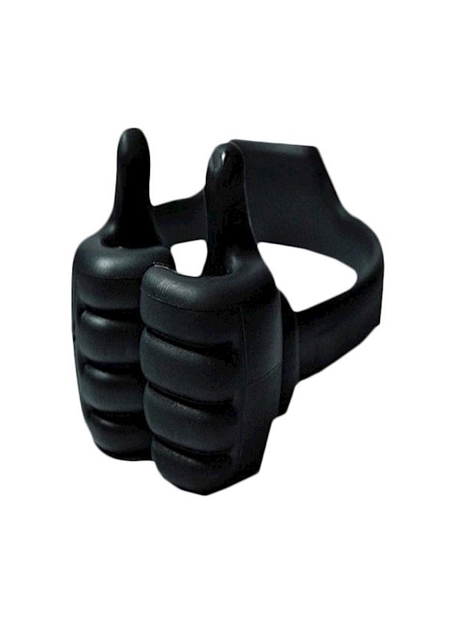 Thumbs Up Holder For Smartphones Black