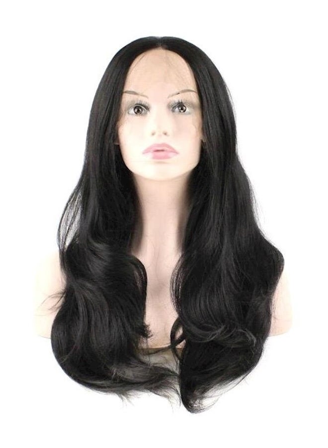 Long Wavy Hair Wig Black - Image 1