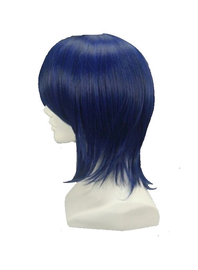 Generic Short Hair Extension Wig Blue  - Image 3