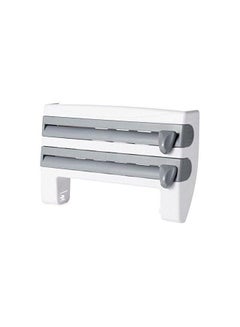 Tissue Roll Holder Rack White/Grey