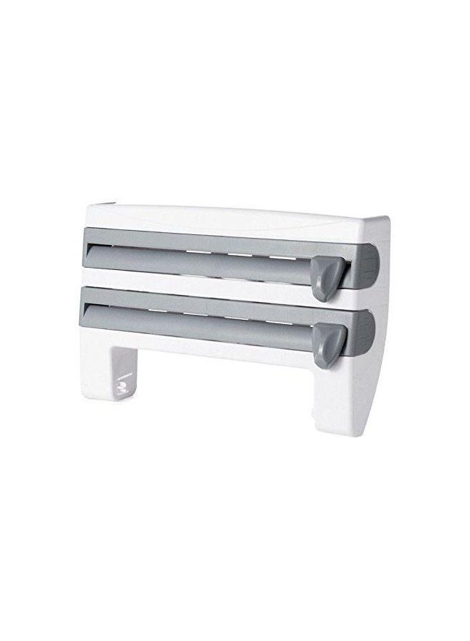 Generic - Tissue Roll Holder Rack White/Grey - Image 1