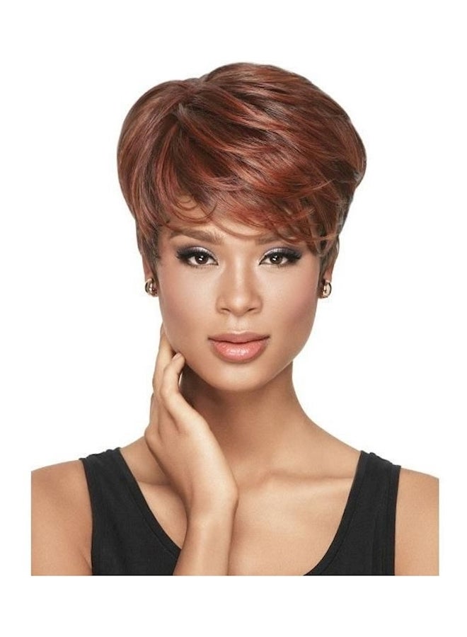 Generic Fluffy Short Hair Wig Wine 32cm  - Image 1