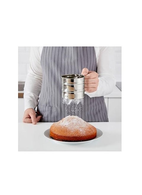 Steel Flour Sifter Silver