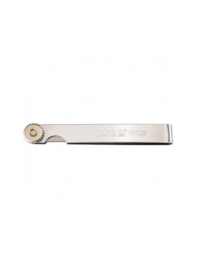 Yato All Purpose Steel Feeler Measuring Tool Silver 