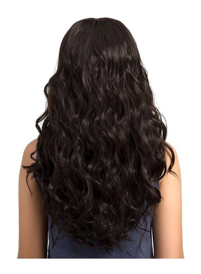 Long Wavy Hair Wig Black - Image 1