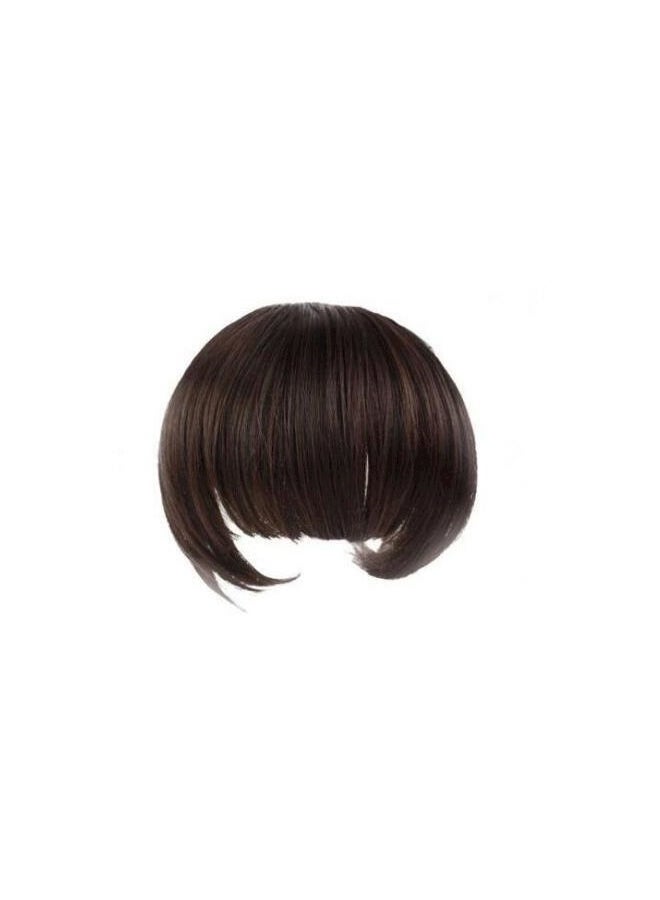 Short Synthetic Hair Wig Brown