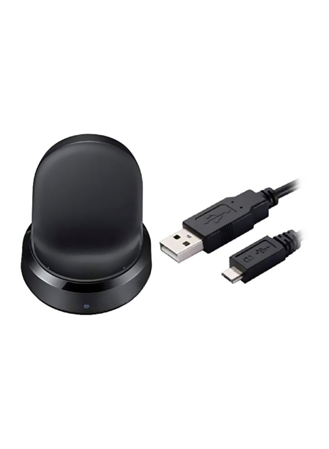 USB Charging Dock For Samsung S3 Frontier/Frontier LTE Watch Black - Image 1
