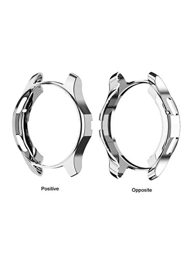 Coverking Protective Case Cover For Samsung Galaxy SM-R800 46 mm Silver - Image 2