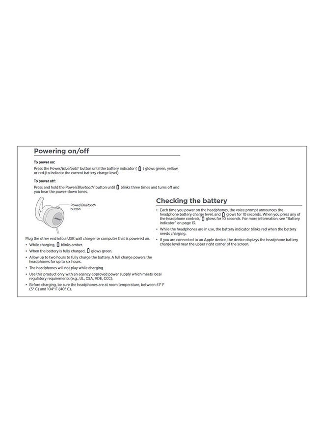 BOSE - Soundsport Wireless In-Ear Headphones With Mic Black - Image 1