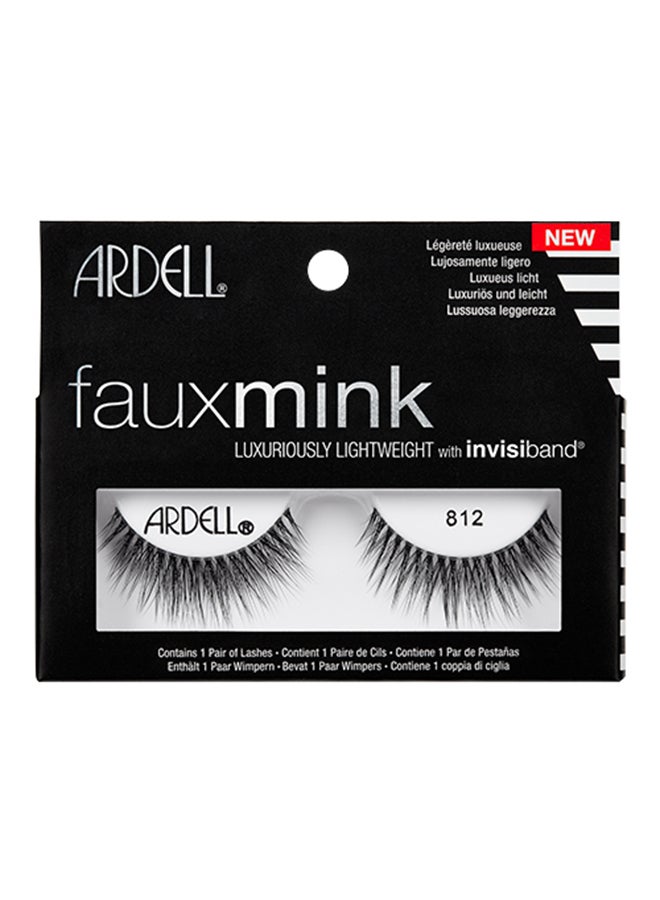 أرديل رموش من فرو المنك الصناعي أسود