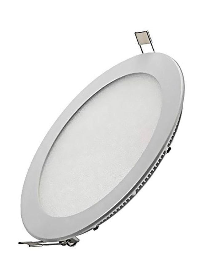 مصباح LED بإضاءة مركزة وبتصميم لوحة إضاءة أبيض