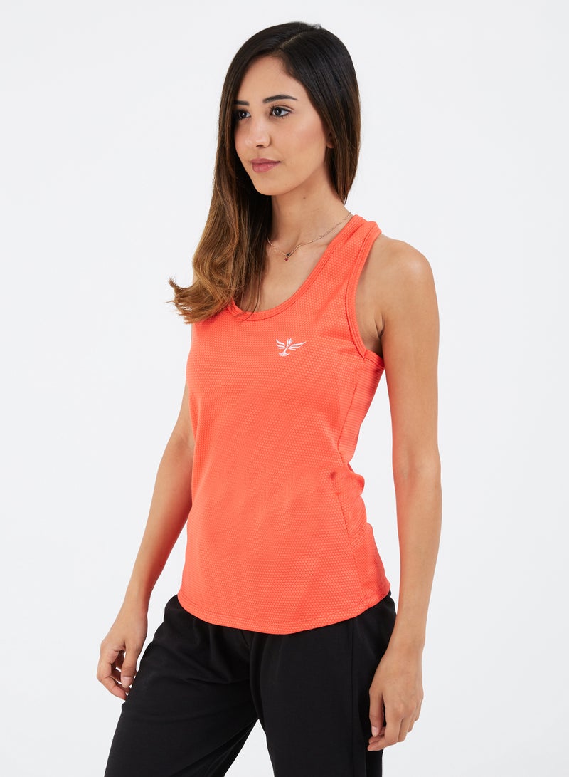 GAIA Dri Fit Tank Top Orange  - Image 1