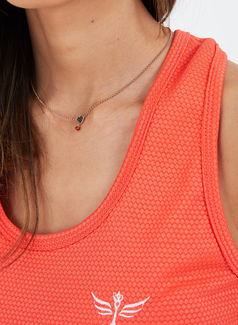 GAIA Dri Fit Tank Top Orange  - Image 4