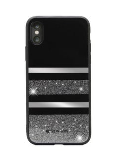 Sparkly Case Cover For iPhone X And XS Black/Grey