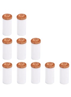 10-Piece Screw-On Tips With Pool Cue Stick Ferrules Set