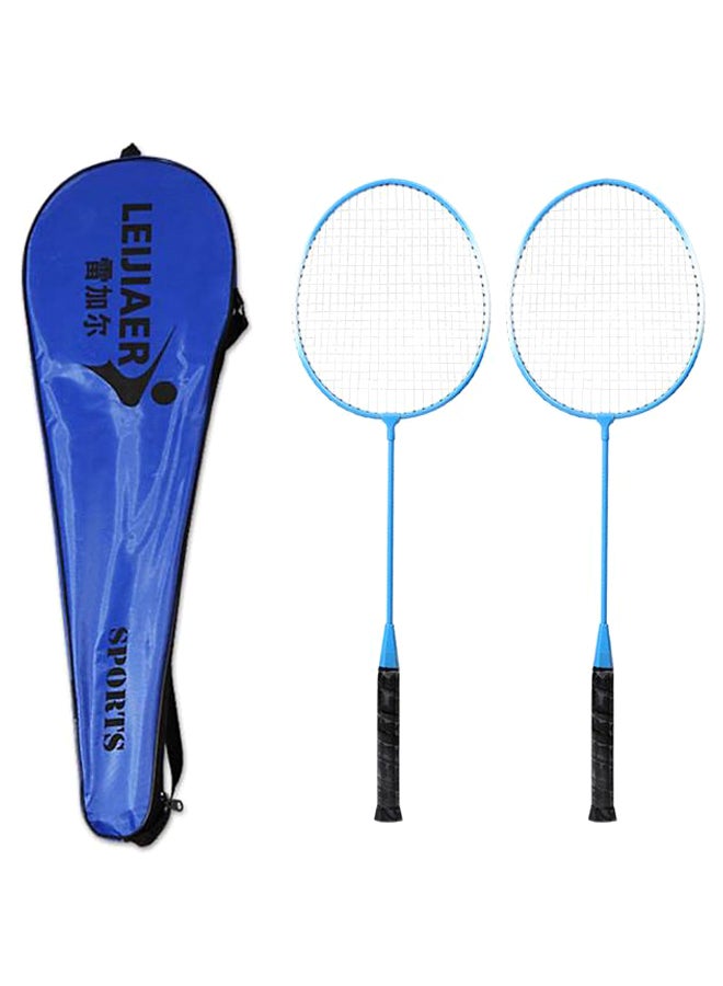 REGAIL 2 Player Badminton Racket Set With Cover Bag 66 x 20cm  - Image 1