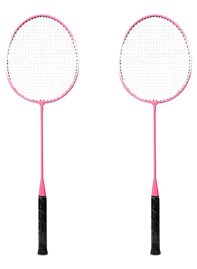 REGAIL 2 Player Badminton Racket Set With Cover Bag 66 x 20cm - Image 2