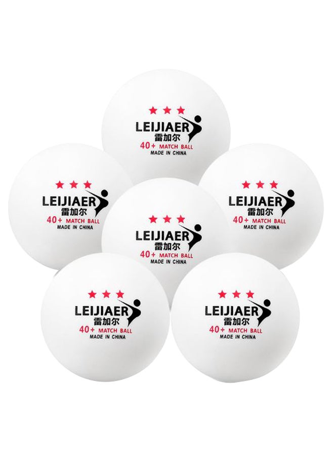 REGAIL 6-Piece 3-Star Table Tennis Ball Set  - Image 1