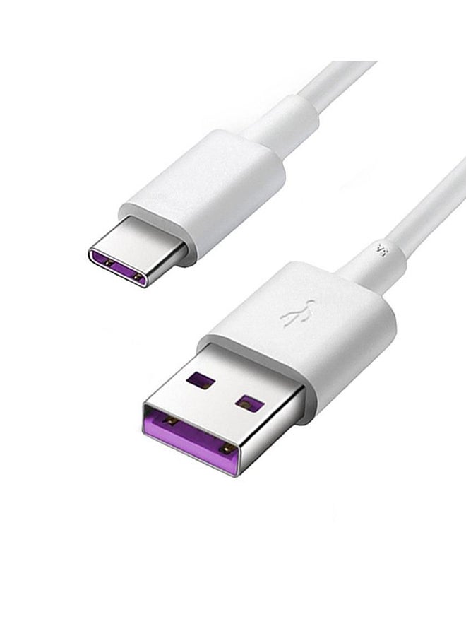 HUAWEI - Type C Data Sync Charging Cable White - Image 1