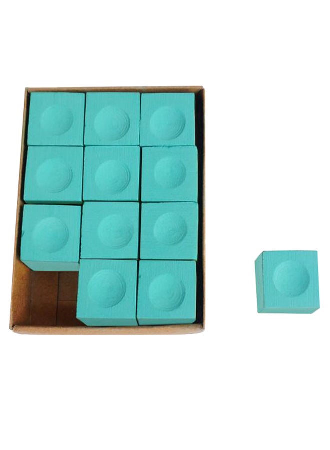 Generic 12-Piece Billiard Pool Cue Chalk Set 