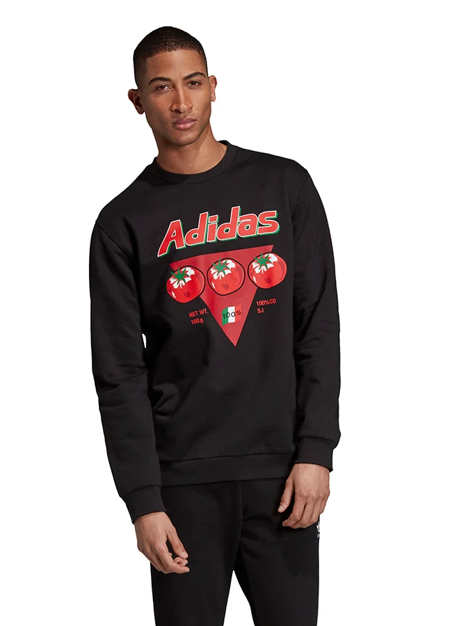 adidas Originals Bodega Can Graphic Sweatshirt Black