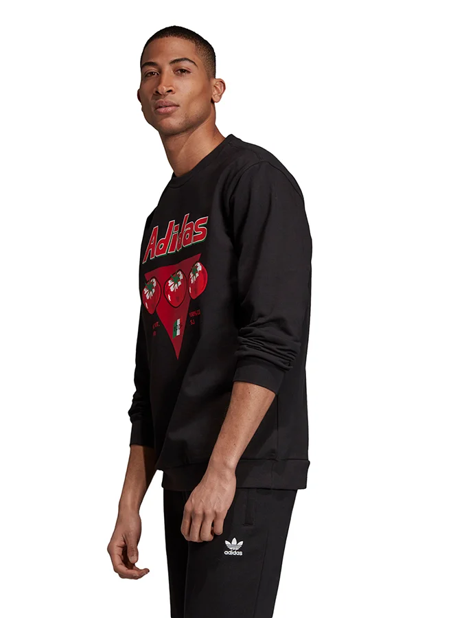 adidas Originals Bodega Can Graphic Sweatshirt Black