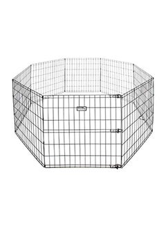 Nutra Pet Powder Coated Exercise Cage Black 42inch 