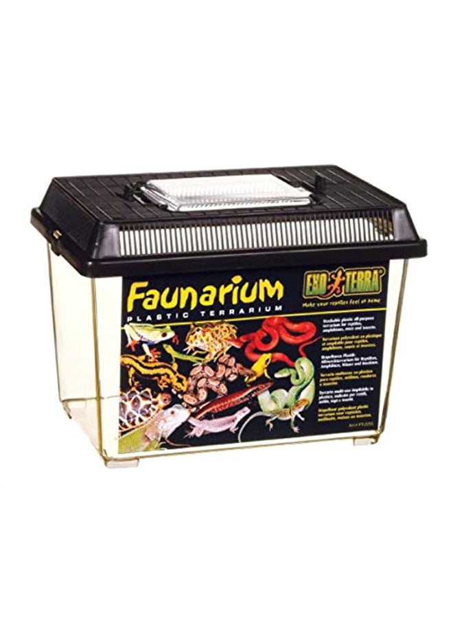 Exo Terra Plastic Terrarium Black/Clear  - Image 1
