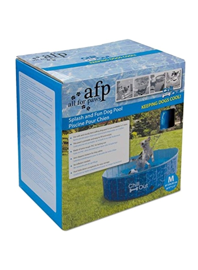 afp Splash And Fun Dog Pool Blue M - Image 2