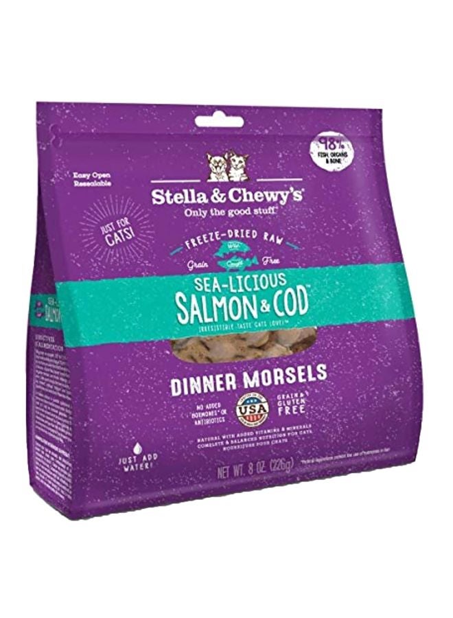 Stella & Chewys Sea Licious, Salmon And Cod Cat Dry Food Brown 