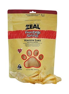 Venison Ears Dog Chews Brown 125grams