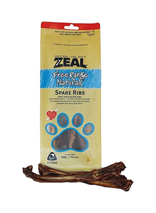 زيل أضلاع رقيقة قليلة الدسم بني 200جرام