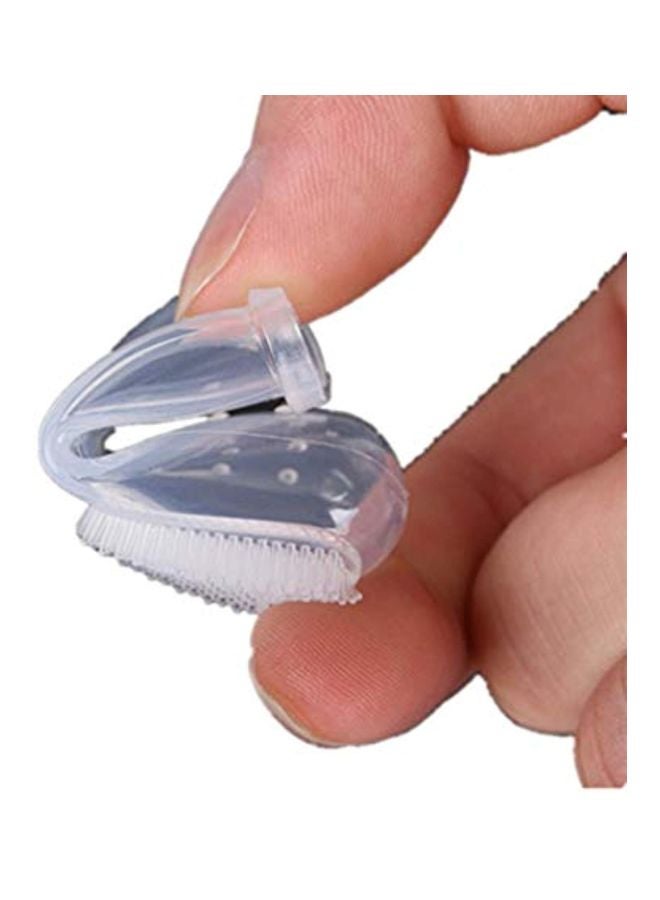Pet Brands - 2-Piece Finger Toothbrush Clear - Image 1