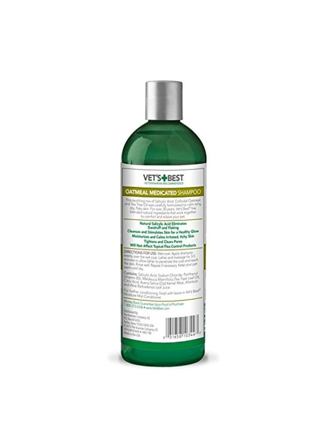 Vet's Best Oatmeal Medicated Shampoo Clear  - Image 2