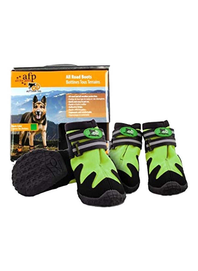 afp Outdoor Dog Shoes Green/Black XXL - Image 1