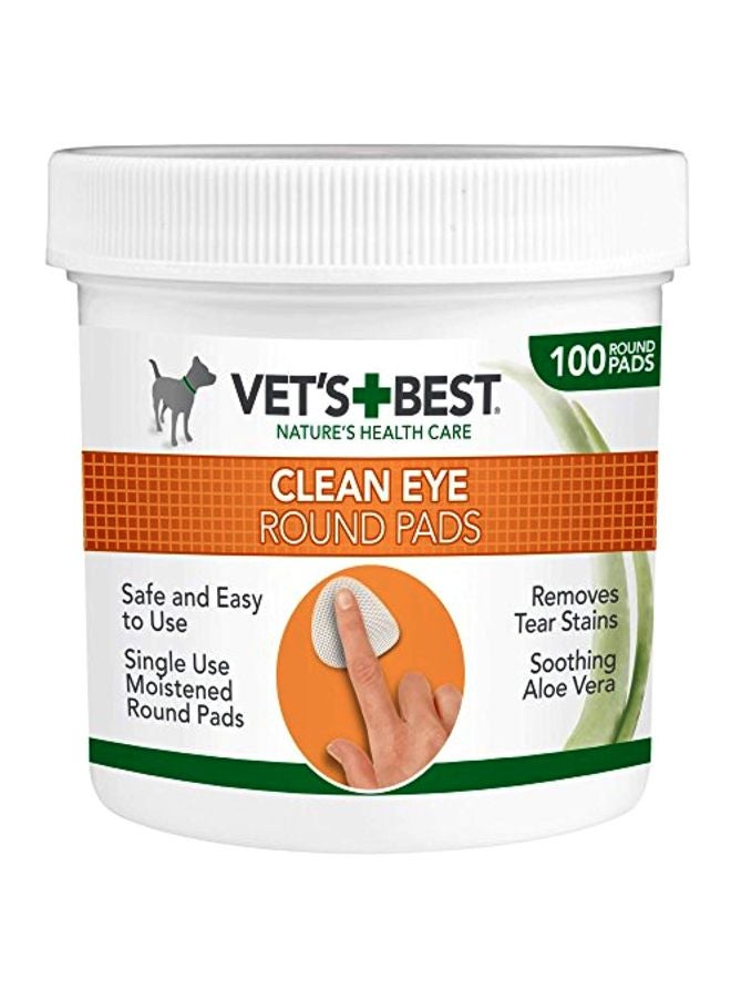 Vet's Best - 100-Piece Eye Cleaning Pad White - Image 1