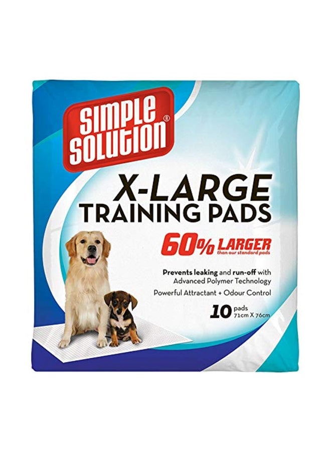 Simple Solution Pack Of 10 Training Pads White XL - Image 1