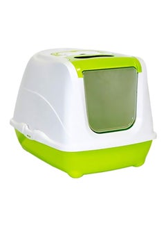 Cat Litter Box White/Green