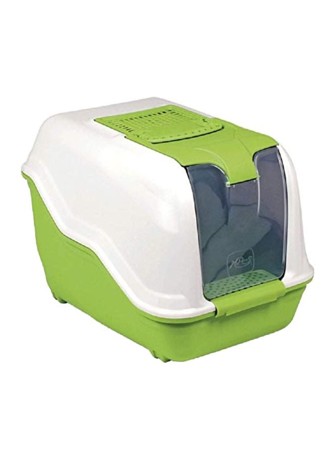 Closed Litter Box White/Green - v1560424599/N26720229A_1