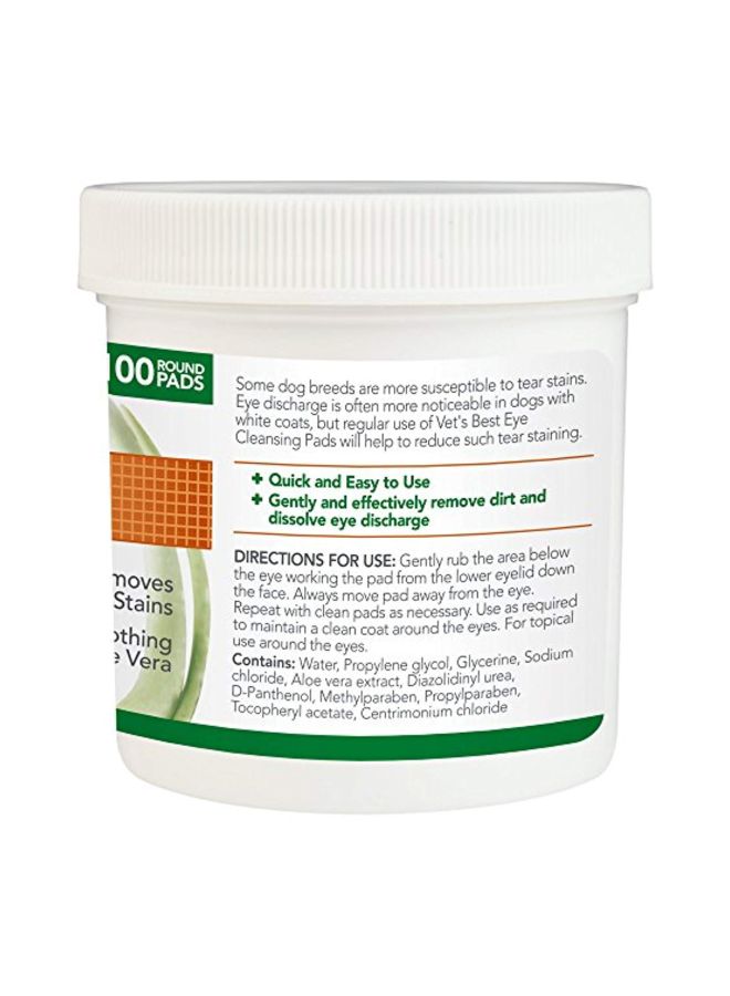 Vet's Best - 100-Piece Eye Cleaning Pad White - Image 1