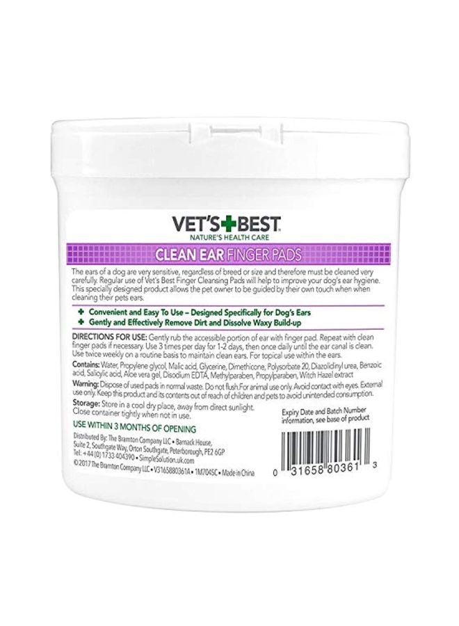 Vet's Best 50-Piece Ear Finger Pads White  - Image 2