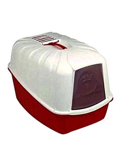MPS2 Komoda Cat Toilet Litter Box White/Red 