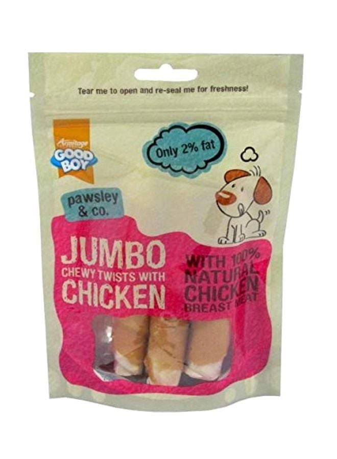 Armitage Jumbo Chewy Twists With Chicken 100grams 
