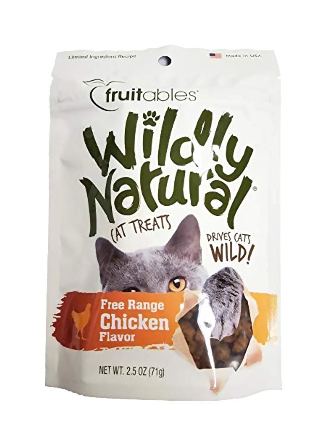 Fruitables - Wildy Natural Cat Treats Chicken Flavour 71grams - Image 1