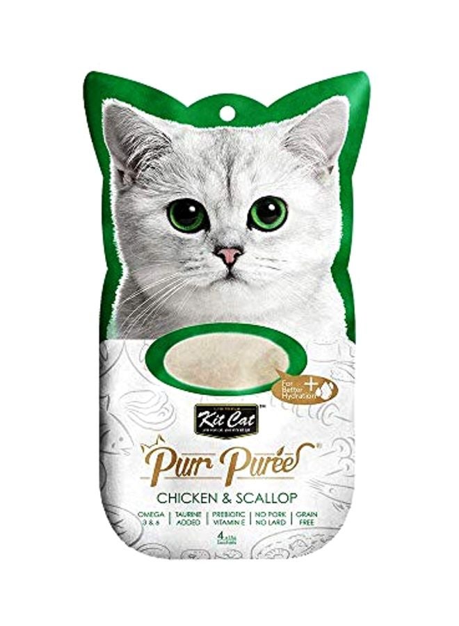 Kit Cat Puree Chicken And Scallop Treats